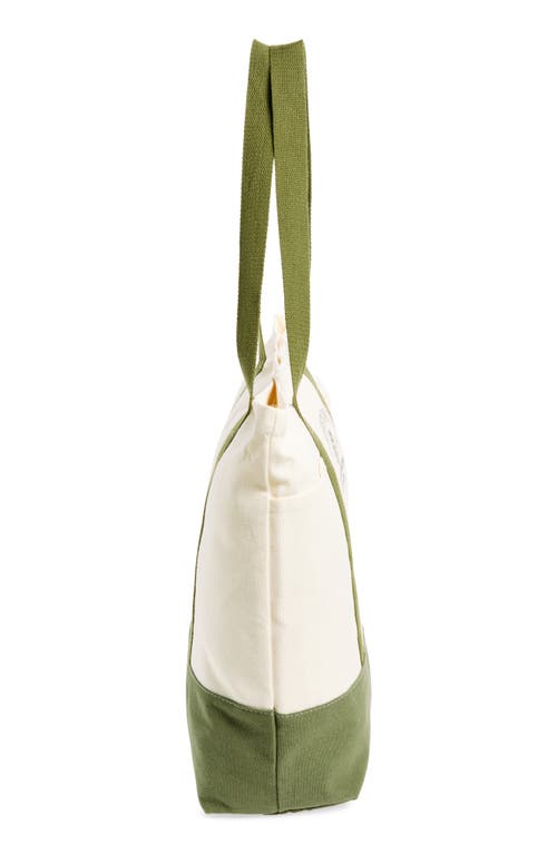 Shop Bp. Graphic Canvas Tote Back In Green- Greenwich