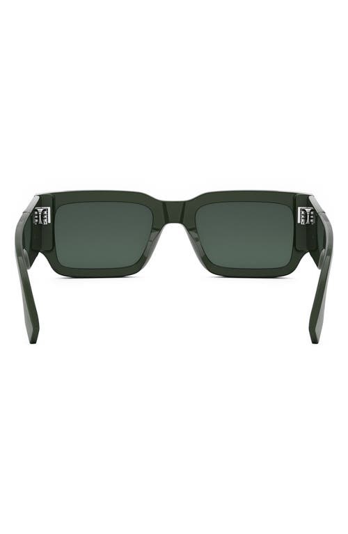 FENDI 'FENDI DIAGONAL 51MM RECTANGULAR SUNGLASSES 