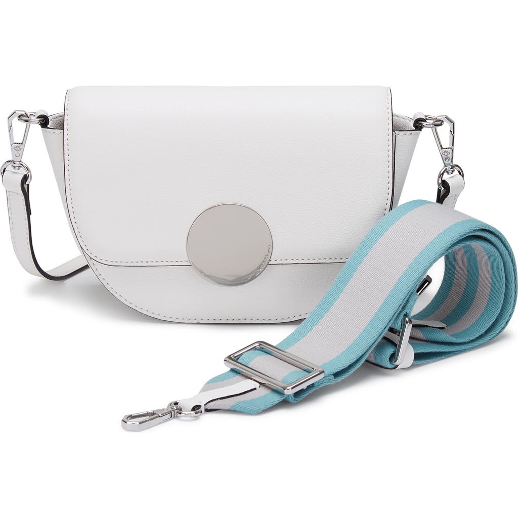 Oryany Women's White Lottie Saddle Crossbody - Cloud In Cloud