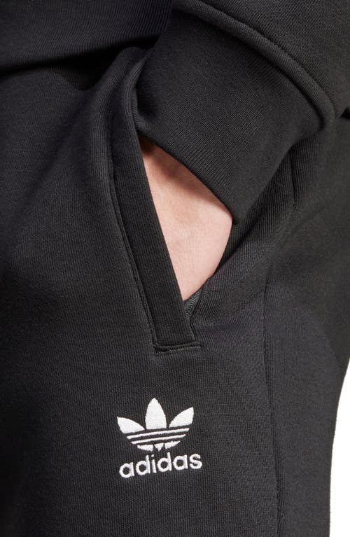 Shop Adidas Originals Trefoil Essentials Slim Fit Sweatpants In Black