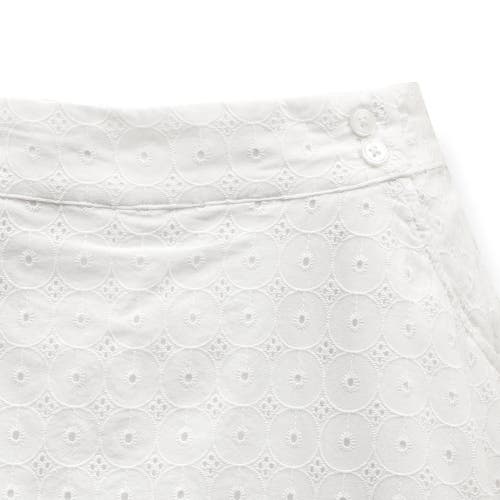 HOPE & HENRY ORGANIC EYELET SKORT 