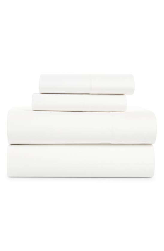 FRENCH CONNECTION FRENCH CONNECTION COTTON PERCALE 4-PIECE BED SHEET SET
