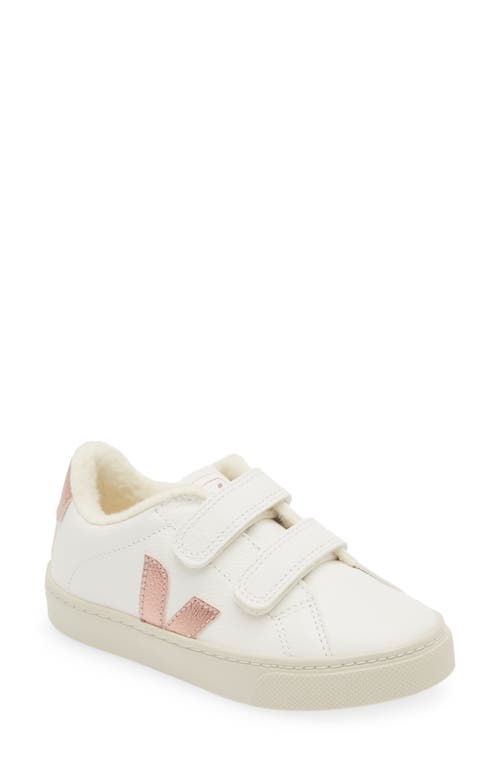 Veja Kids' Fleece Lined Esplar Sneaker in Extra-White Nacre at Nordstrom, Size 7Us