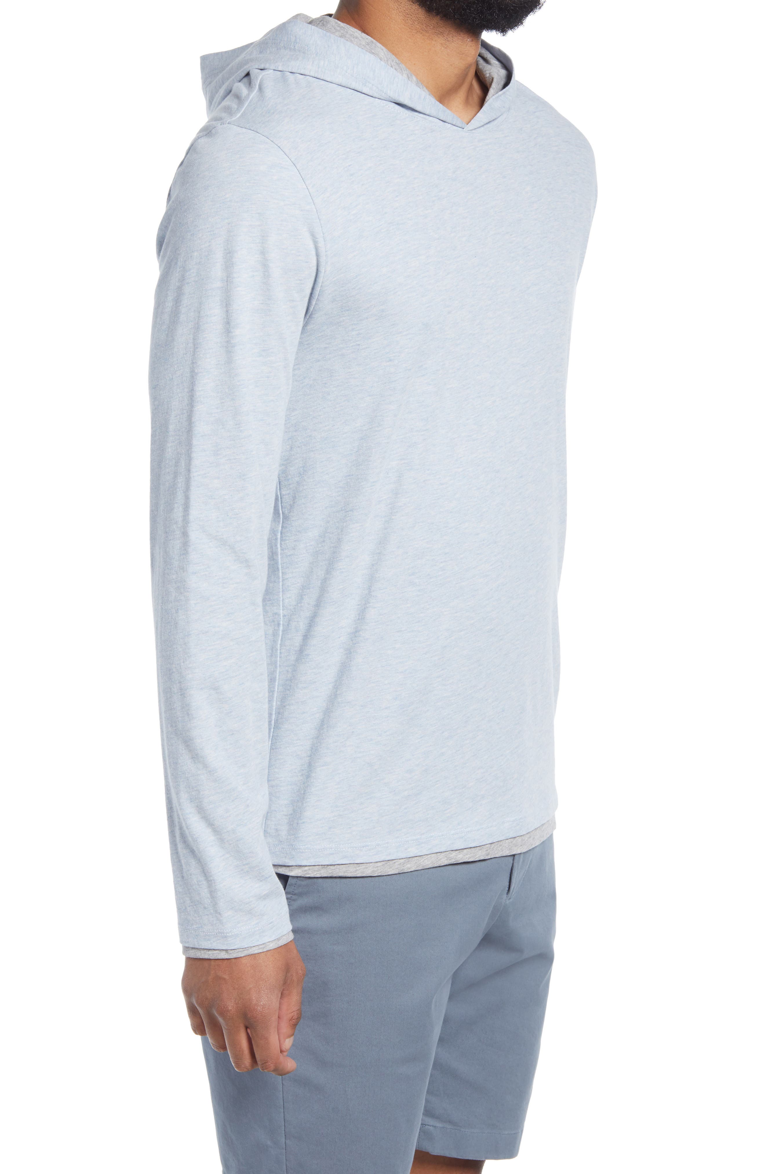 vince double layer hoodie