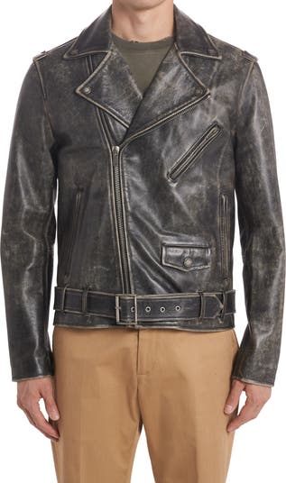 Leather jacket Golden Goose - Printed leather jacket