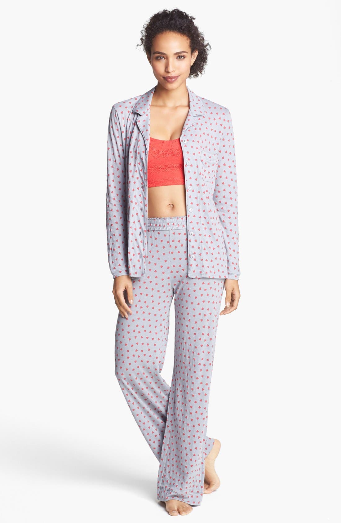 Only Hearts 'Heritage Heart' Organic Cotton Pajamas Nordstrom