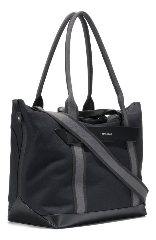 Shop Cole Haan Total Water Resistant Tote Bag In Black