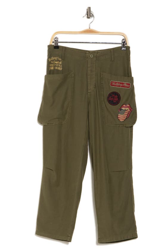 Lucky Brand Rolling Stones Utility Pants In Olive