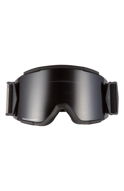 Squad XL 185mm Snow Goggles in Blackout/Sun Black