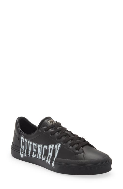Givenchy City Sport College Logo Sneaker in Black/White