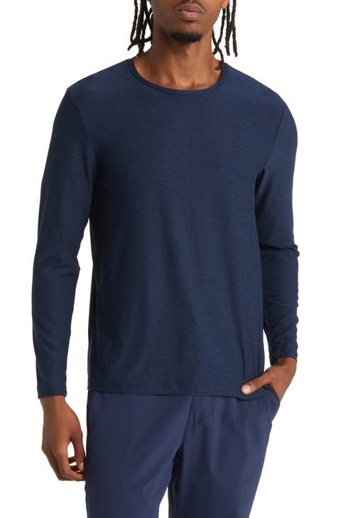 Men's Navy Milwaukee Brewers Flip Mode Long Sleeve T-Shirt
