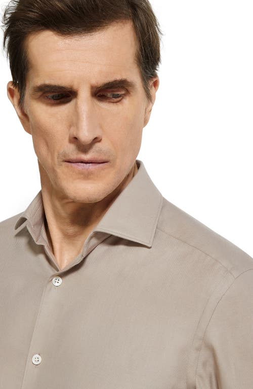 Zegna Cash Button Front Shirt In Piedicavallo