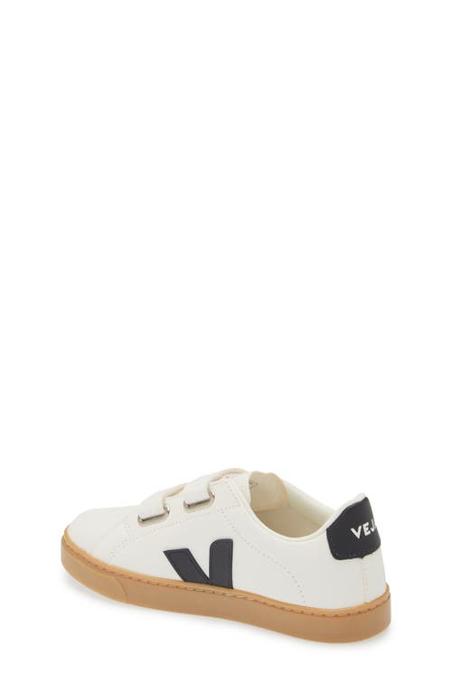 Veja Kids' Esplar Sneaker In Extra-white/ Black/ Natural