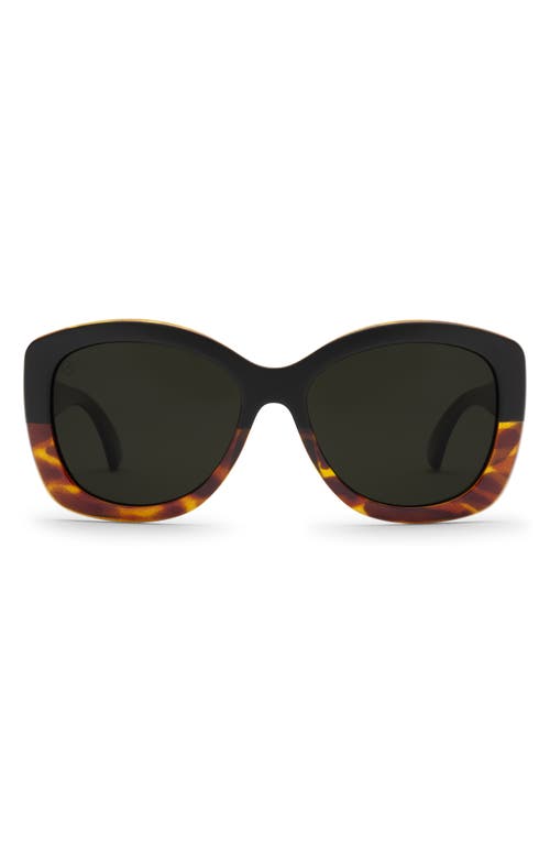Gaviota Polarized Square Sunglasses in Darkside Tort/Grey Polar