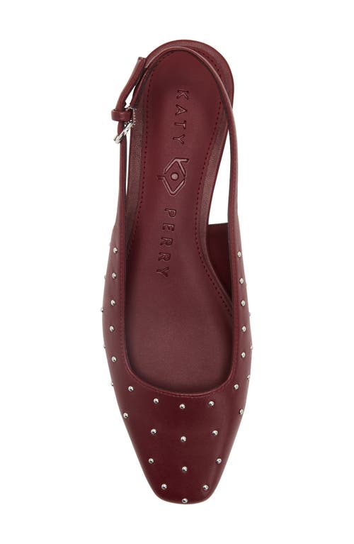 Shop Katy Perry The Confidant Slingback Flat In Cranberry