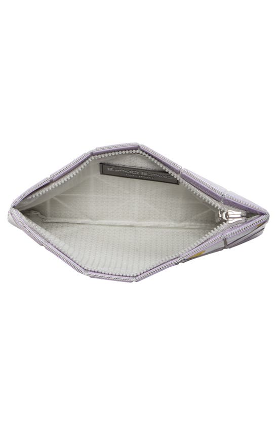 Shop Bao Bao Issey Miyake Lucent Gloss Clutch In Lavender