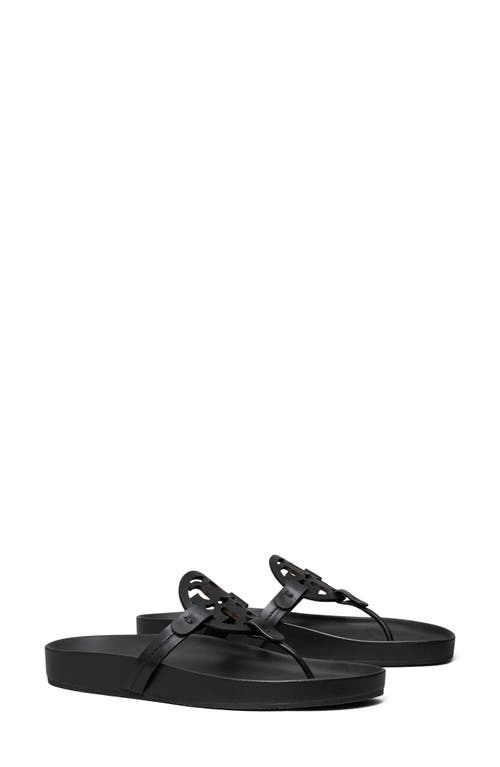 Tory Burch Miller Soft Sandal In Perfect Black/perfect Black