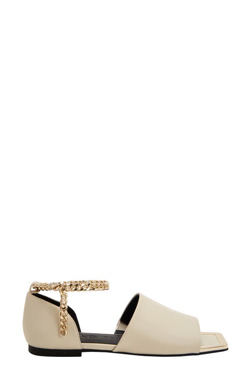 Katy Perry Caught Up Square Toe Anklet Sandal In Chalk