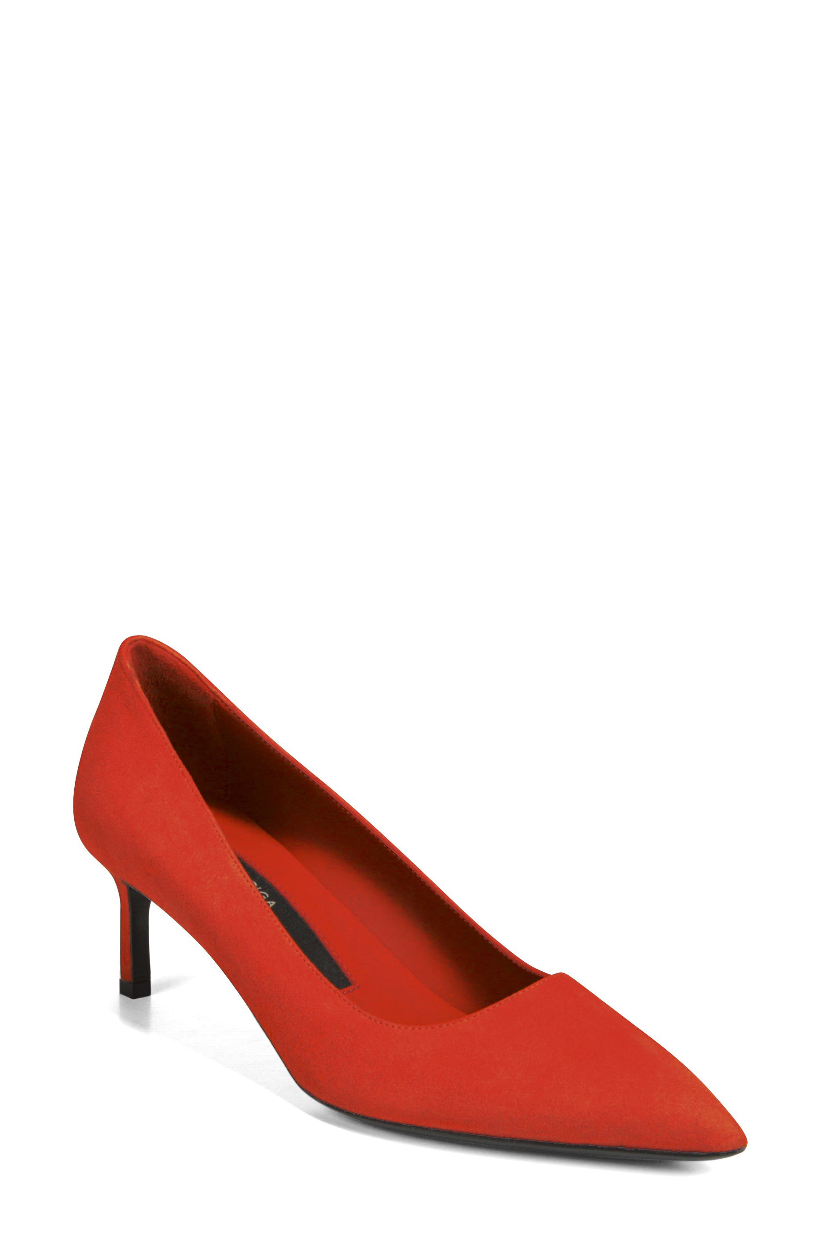 Via Spiga Nikole Pointy Toe Pump, Orange