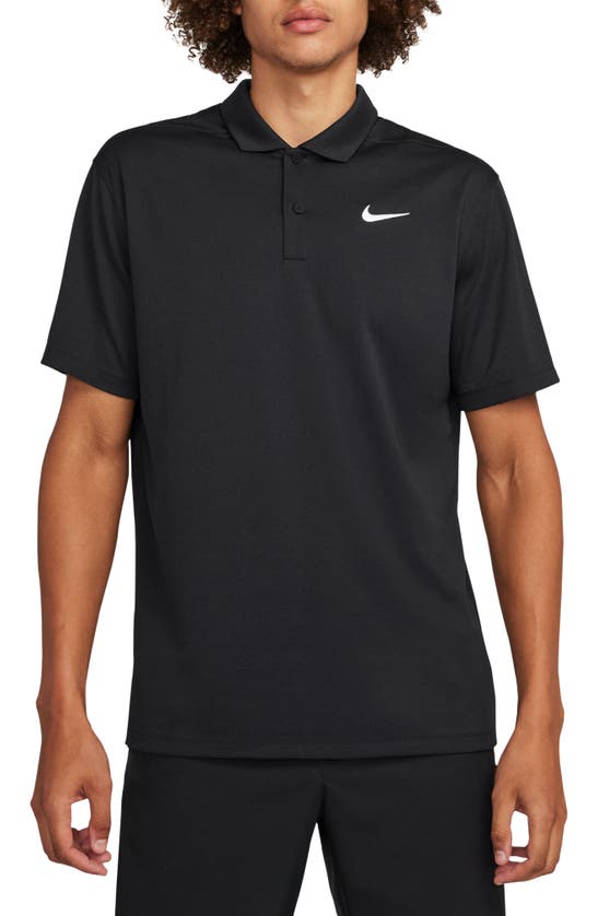 Shop Nike Dri-fit Victory+ Golf Polo In Black/ Anthracite/ Black