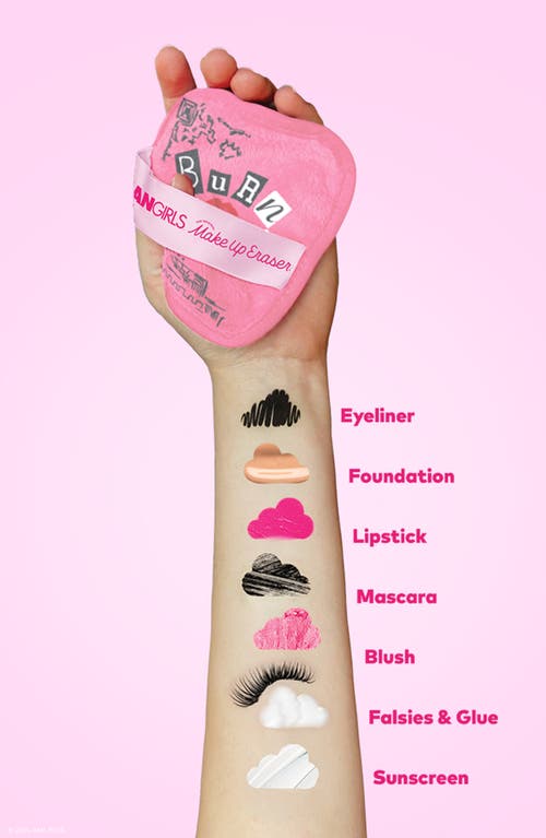 The Original Makeup Eraser Mean Girls 7-day Makeup Eraser Set With Laundry Bag In Pink