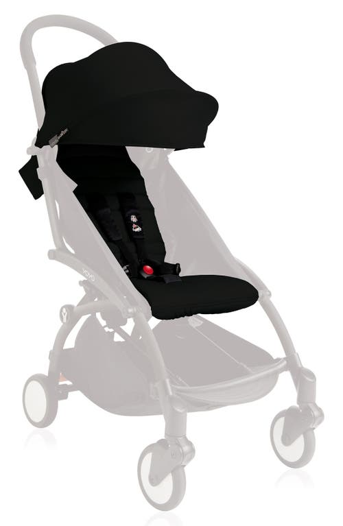 baby zen YOYO 6+ Color Pack Seat/Fabric Set for BABYZEN YOYO+ and YOYO² Stroller Frames in Black