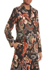 Stella McCartney Floral Tapestry Long Coat | Nordstrom