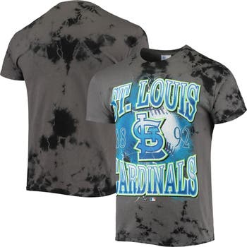 St. Louis Cardinals Darius Rucker Collection by Fanatics Team Color Raglan  T-Shirt - White/Light Blue