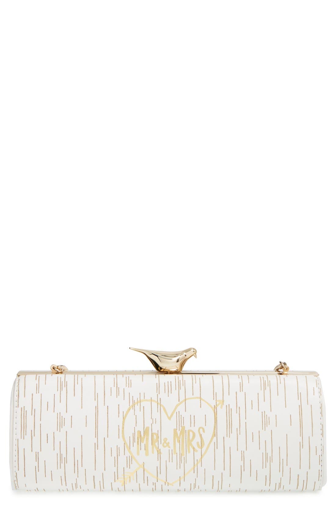 kate spade new york 'wedding belles - mr. & mrs.' clutch | Nordstrom