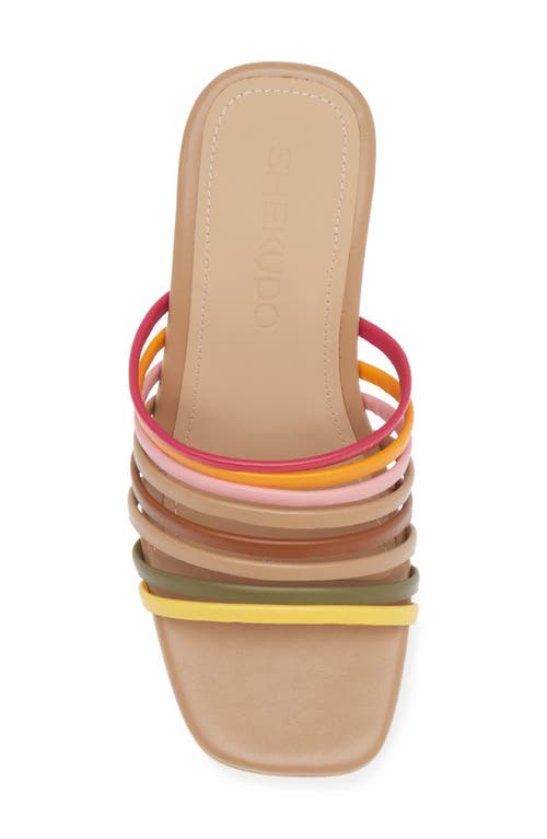 Shop Shekudo Como Slide Sandal In Brown