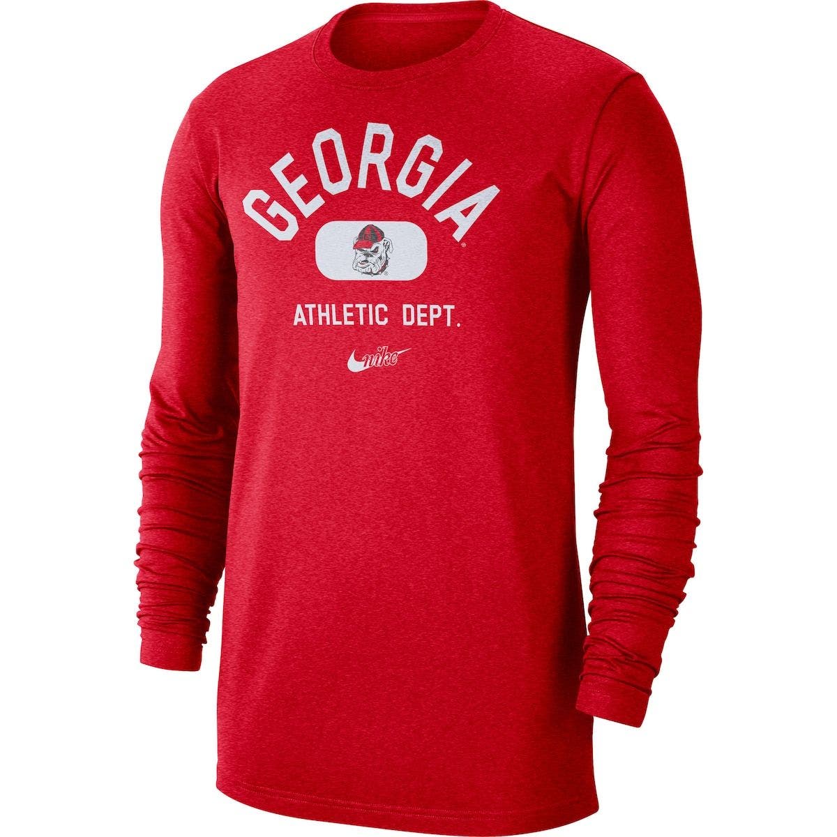 georgia bulldogs long sleeve polo