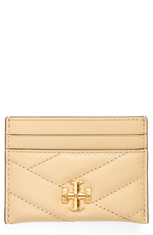 Tory Burch Kira Chevron Quilted Leather Card Case in Desert Dune at Nordstrom