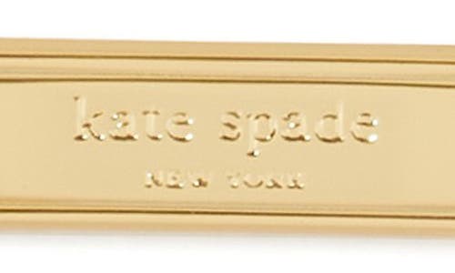 Shop Kate Spade New York Sam Icon Bar Necklace In Clear/gold.