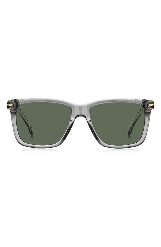 Hugo Boss 55mm Square Sunglasses In Grey