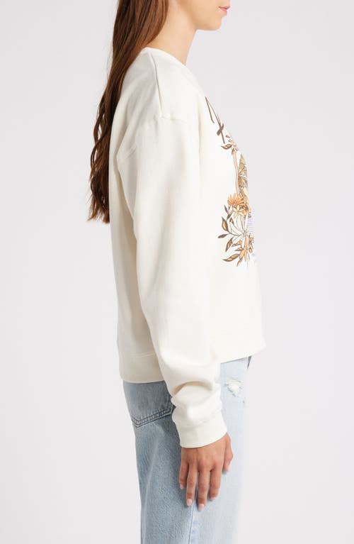 Rip Curl Cosmic Sky Graphic Sweatshirt In Bone