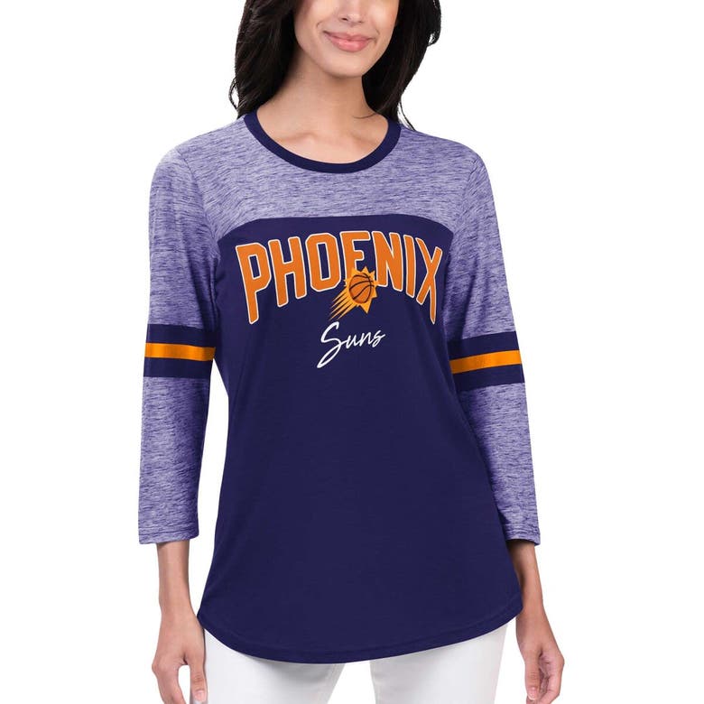 Shop G-iii 4her By Carl Banks Purple Phoenix Suns Play The Game 3/4-sleeve T-shirt