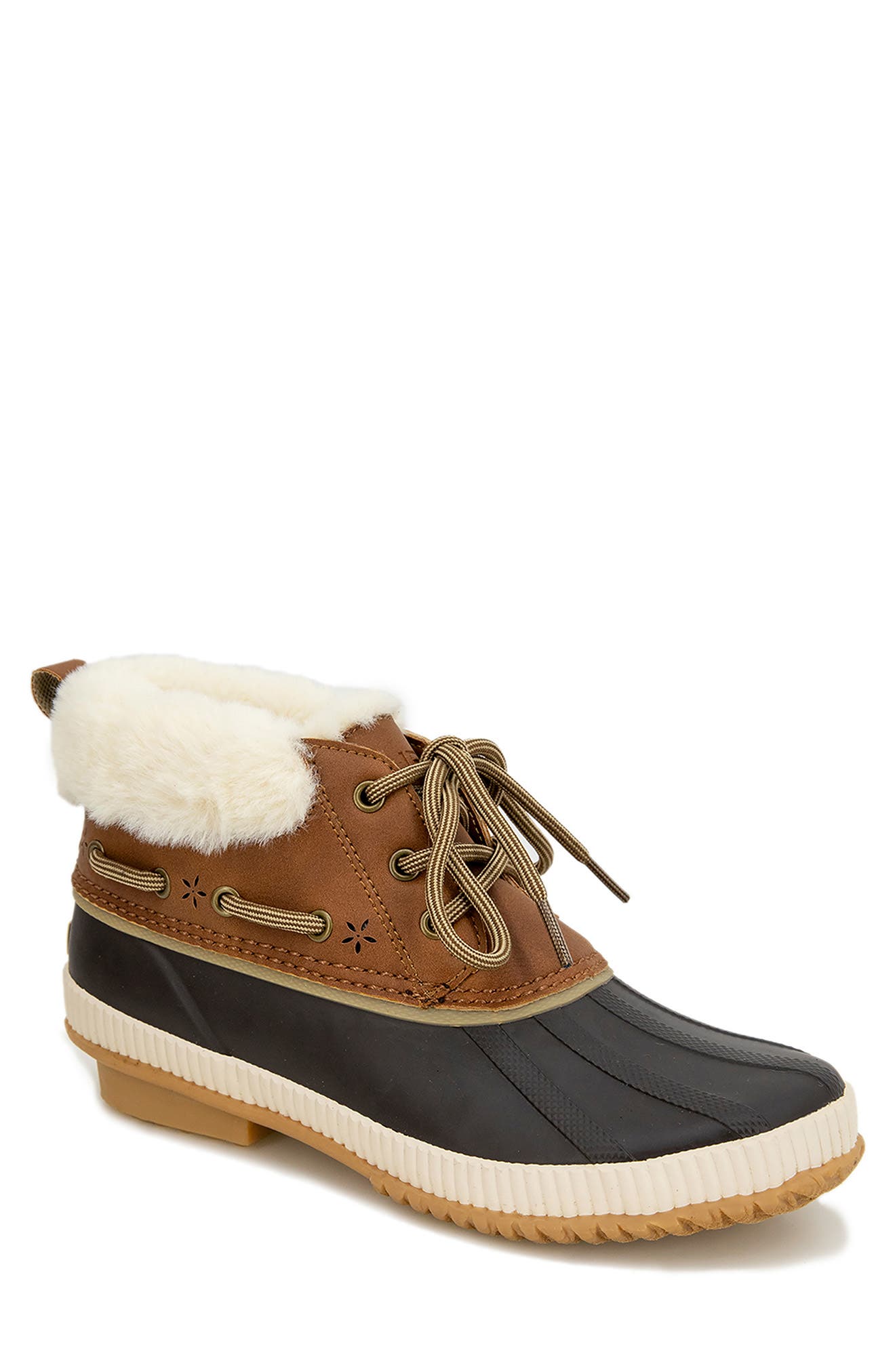 women's fur lined duck boots