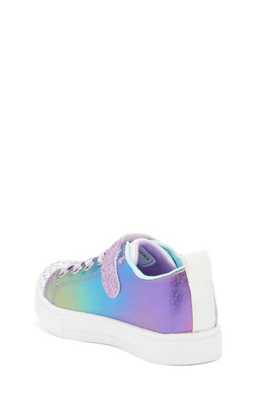 Shop Skechers Kids' Twinkle Sparks Light-up Sneaker In Purple/multi