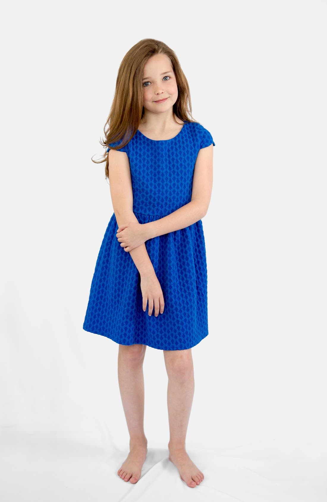 BLUSH by Us Angels Cap Sleeve Dress (Big Girls) Nordstrom