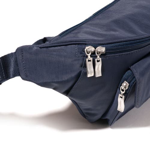Baggallini Modern Everywhere Belt Bag Sling In French Navy