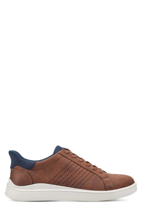 Shop Rockport Tristen Step Activated Sneaker In Medium Brown