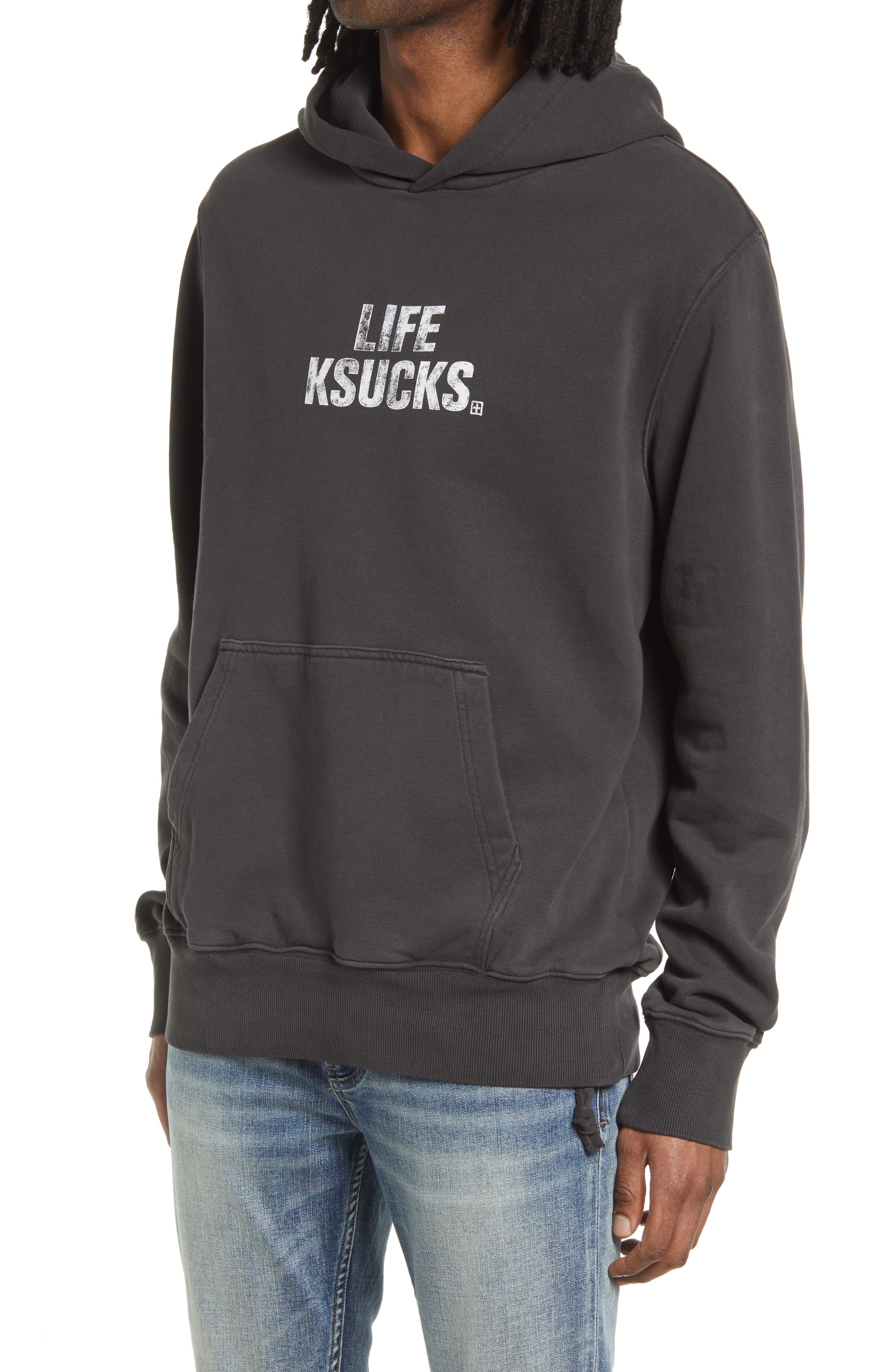 Ksubi Men's Faded Graphic Hoodie 