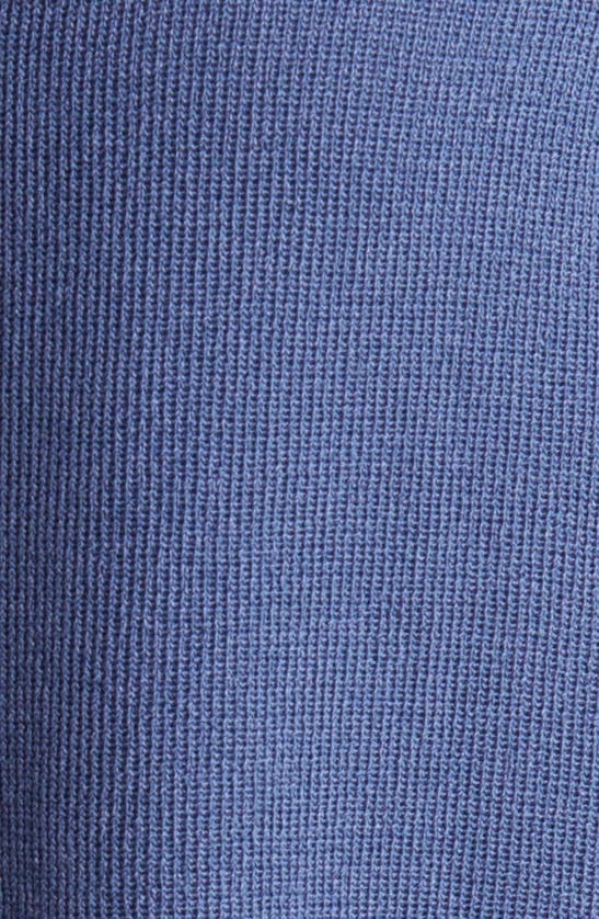 Shop Anne Klein Monterey Peplum Cardigan In Blue Jay