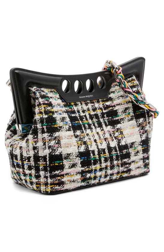 ALEXANDER MCQUEEN SMALL THE PEAK TWEED SHOULDER BAG