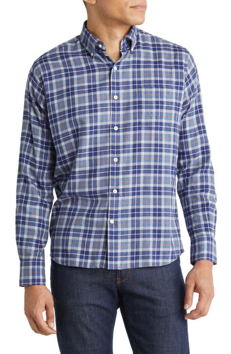 Men's Blue Flannel Shirts | Nordstrom