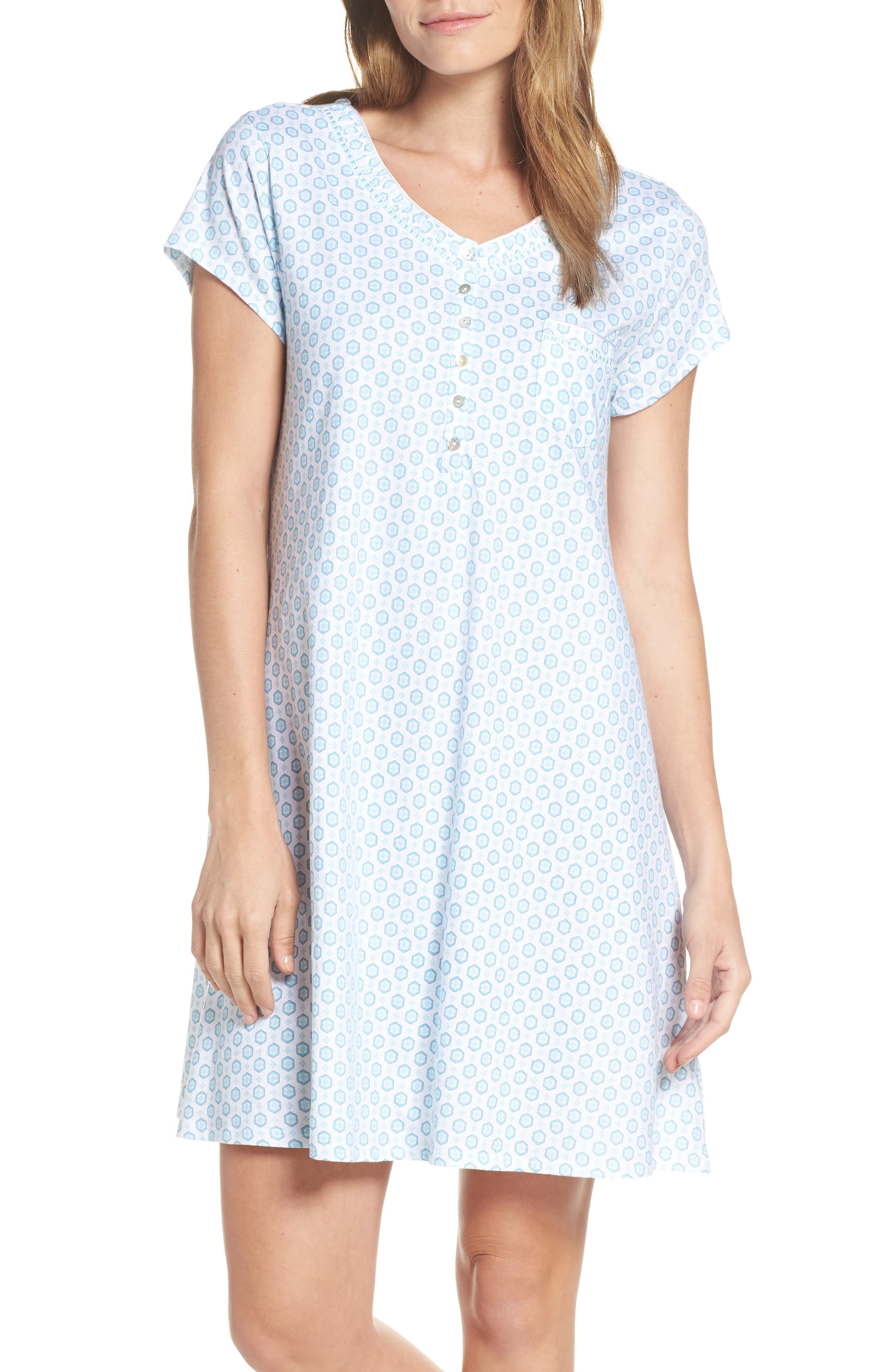 cotton jersey sleep shirt
