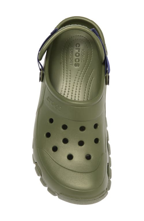 Crocs Offroad Sport Clog In Army Green/navy
