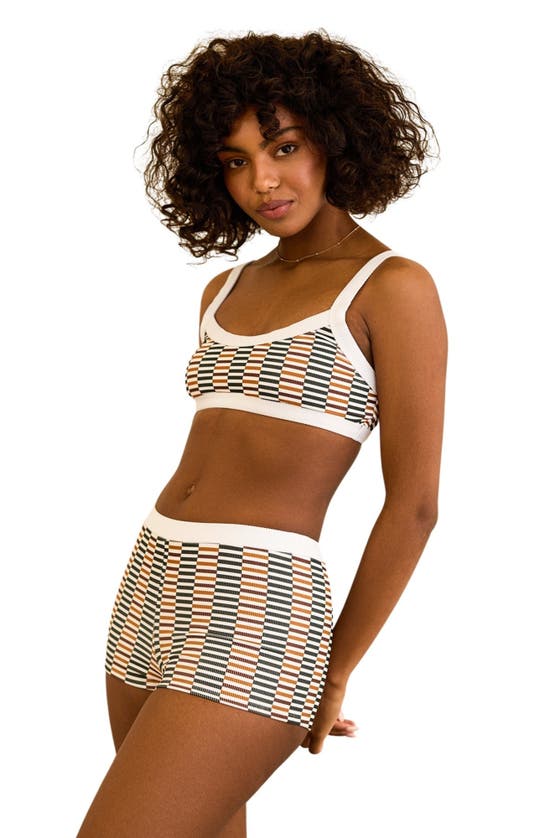 Dippin Daisys Kelly Bandeau Bikini Top In Cola