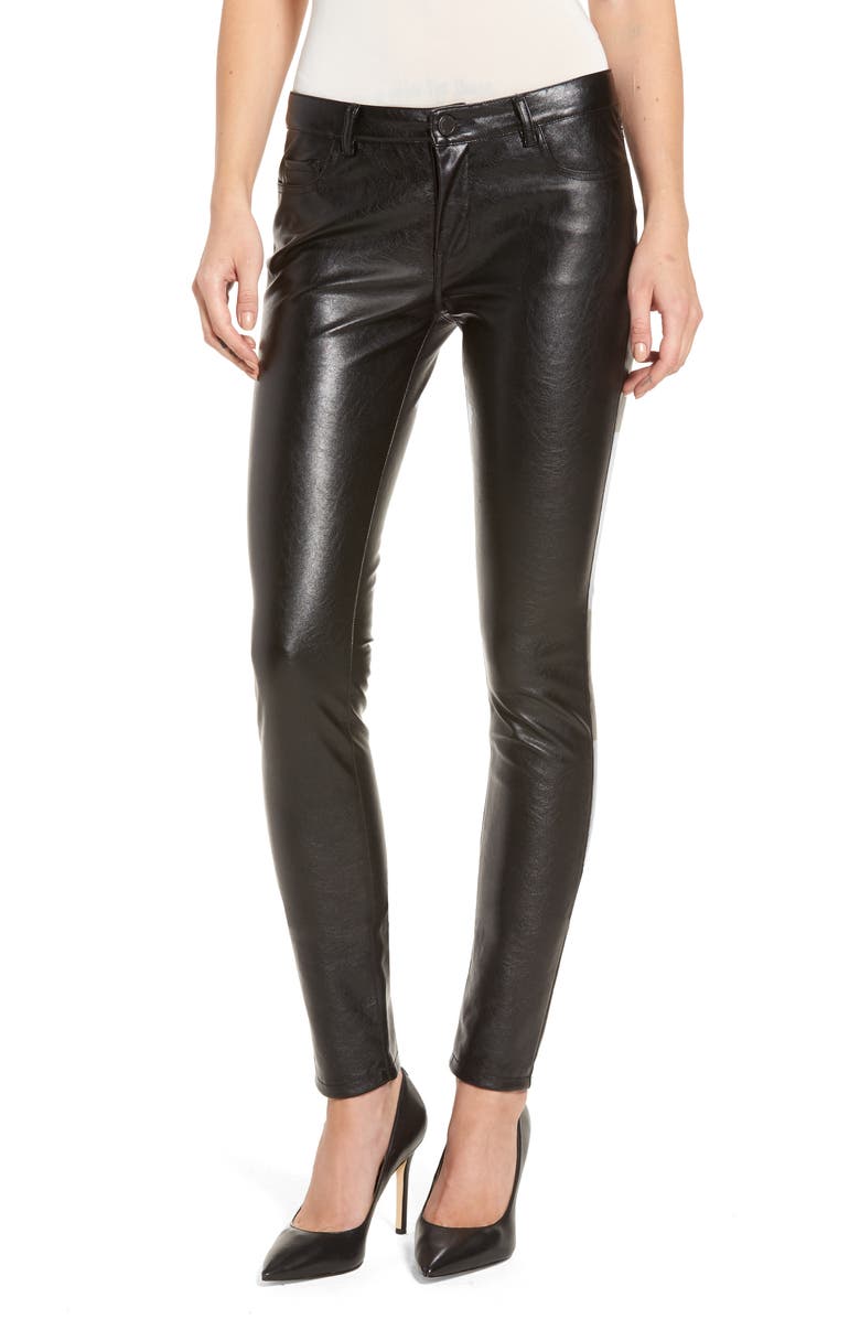 BLANKNYC Skinny Classique Faux Leather Jeans | Nordstrom