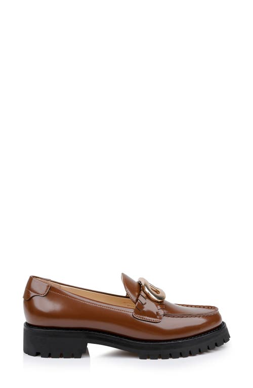 Shop Dee Ocleppo Osaka Platform Bit Loafer In Coco Leather